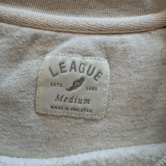 Oat / Cream University of Kansas Jayhawks Crewneck Sweatshirt Medium - Picture 5 of 5